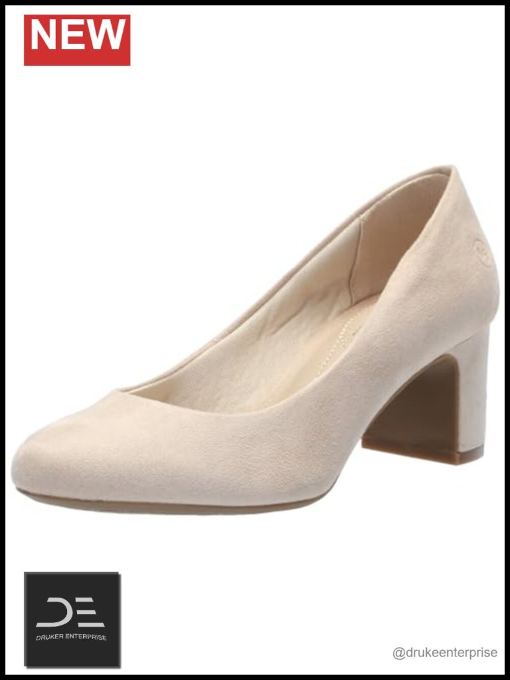 Women's Block Heel Pumps 2.5 Inch Comfortable Closed Toe Round Toe Dress Shoes